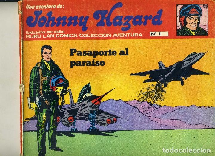 Tebeos: JOHNNY HAZARD N&ordm; 1 BURU LAN COMICS PASAPORTE AL PARAISO - Foto 1