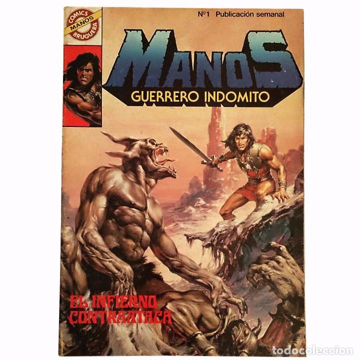 Tebeos: Manos N&ordm; 1 / Bruguera 1984 (Serie Grapa) - Foto 1