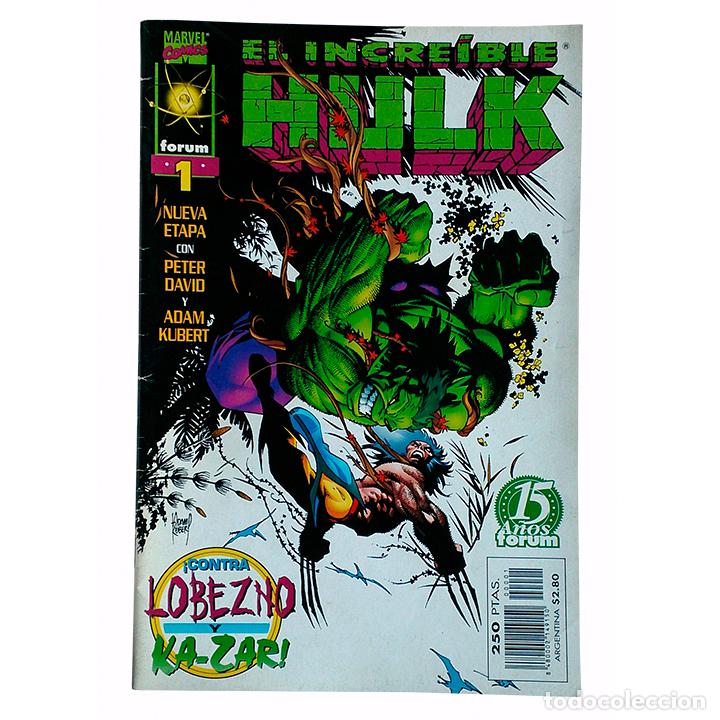 Tebeos: El Increible Hulk / La Masa Vol 3 N&ordm; 1 / Marvel / Forum 1998 (Peter David & Adam Kubert) - Foto 1