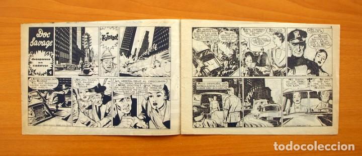 Tebeos: Doc Savage, n&ordm; 1 Desaparece un cadaver - Editorial Roll&aacute;n 1961 - Foto 2