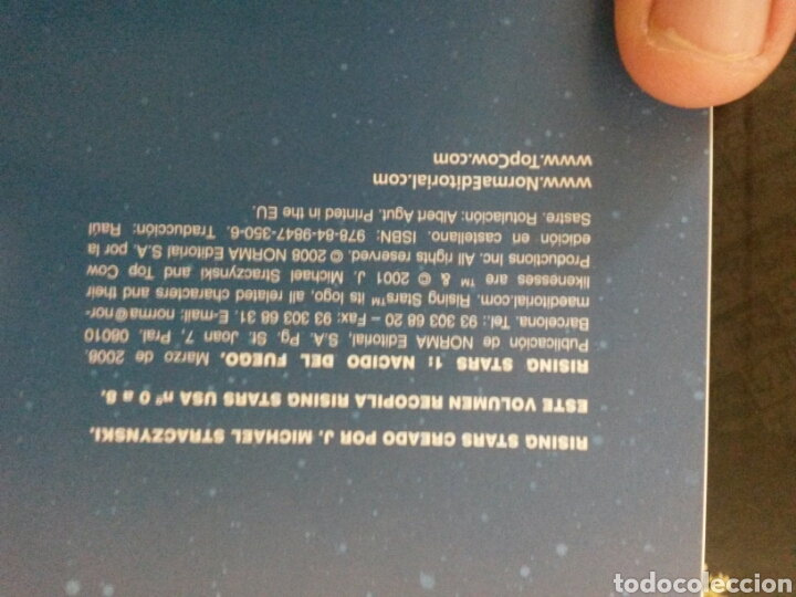 Tebeos: RISING STARS No 1 NORMA 2008 - Foto 5