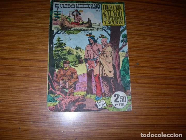 Tebeos: EL ULTIMO MOHICANO N&ordm; 1  EDITA GALAOR - Foto 1