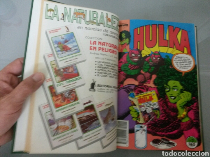 Tebeos: HULKA FORUM VOL. ENCUADERNADO No 1 al 8 1990 - Foto 2