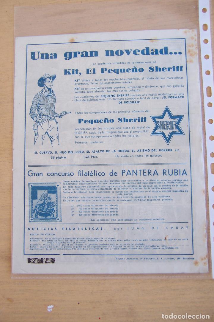 Tebeos: hispano americana,- serie la selva n&ordm; 1 pantera rubia - Foto 2