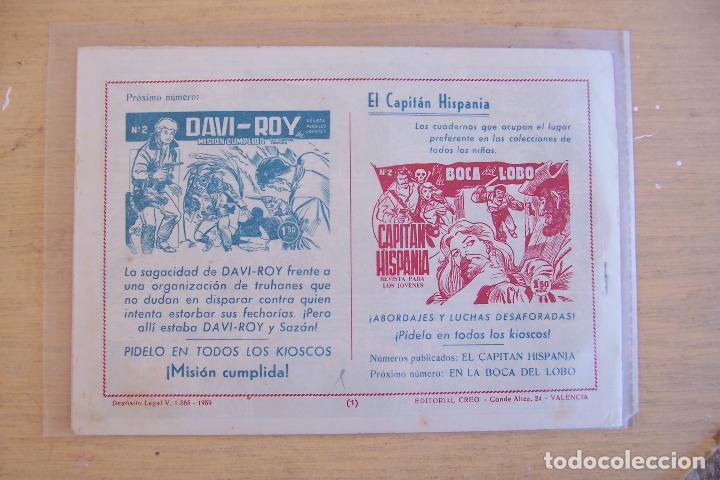 Tebeos: creo,- davi-roy n&ordm; 1 - 2 -3 -4-5-7-8-9-18. - Foto 2