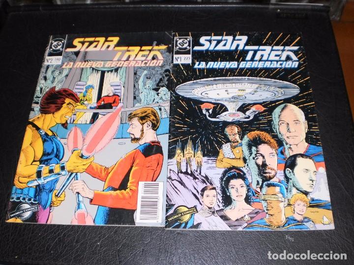 Tebeos: STAR TREK LA NUEVA GENERACION N&ordm; 1 y 2 - PLANETA - Foto 1