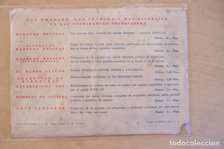 Tebeos: toray.- capitan coraje n&ordm; 1 ed.  1957 - Foto 2