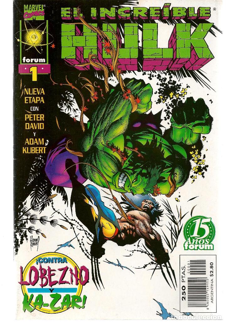 Tebeos: EL INCREIBLE HULK. N&ordm; 1. FORUM. (RF.MA)C/31 - Foto 1