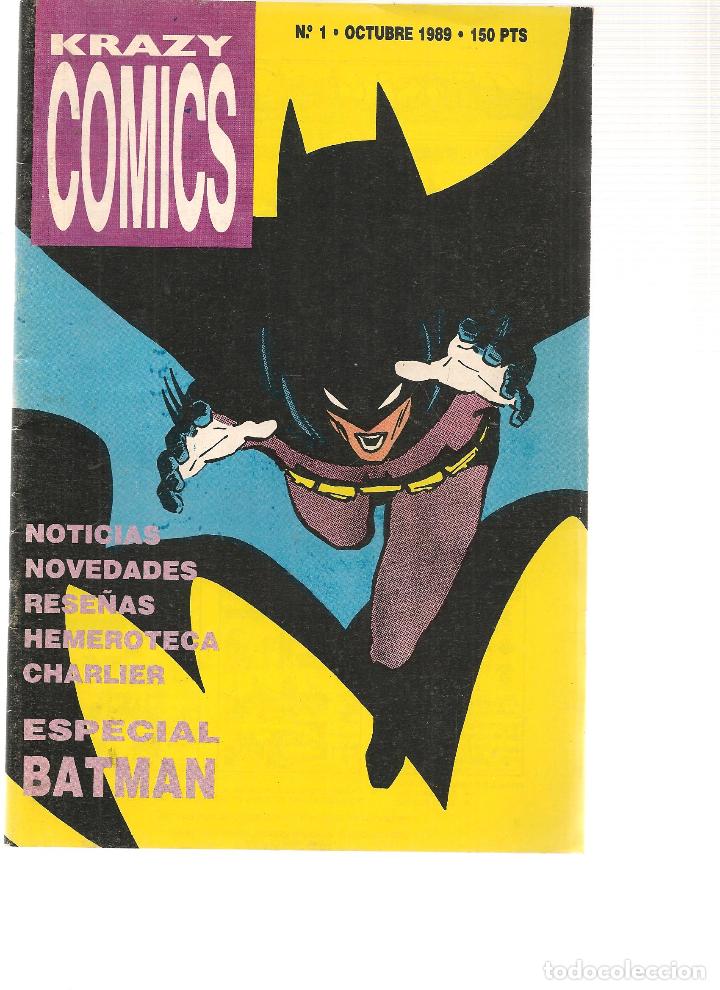 Tebeos: KRAZY COMICS. N&ordm; 1. EDITORIAL COMPLOT 1989.  (RF.MA)C/7 - Foto 1