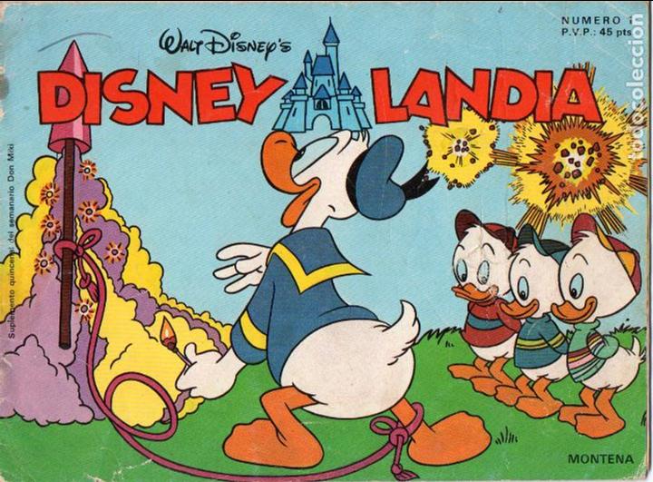 Tebeos: COMIC DISNEYLANDIA N&ordm; 1 WALT DISNEY - Foto 1