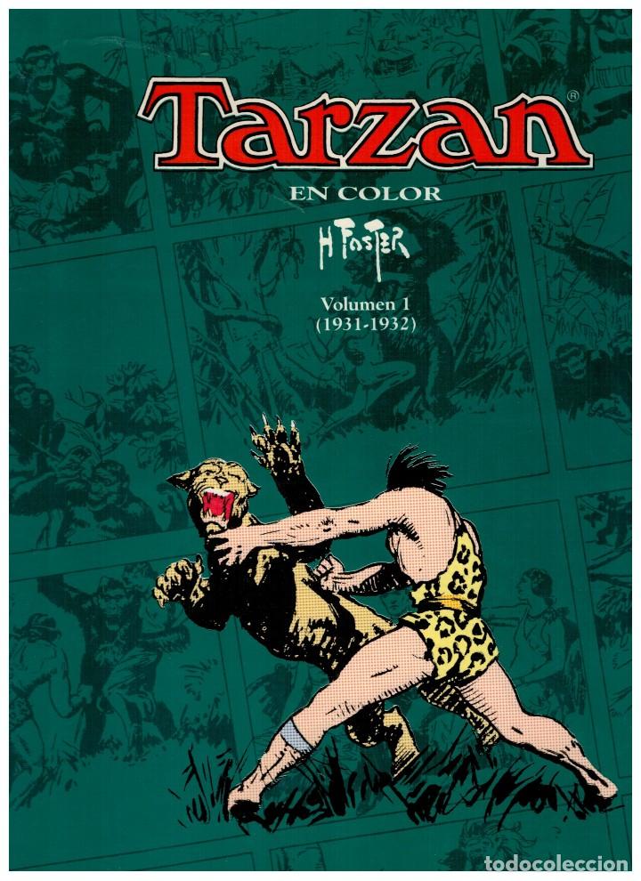 Tebeos: TARZAN - EN COLOR-  VOLUMEN 1. EDICIONES B. 1&ordf; EDICI&Oacute;N 1994. - Foto 1
