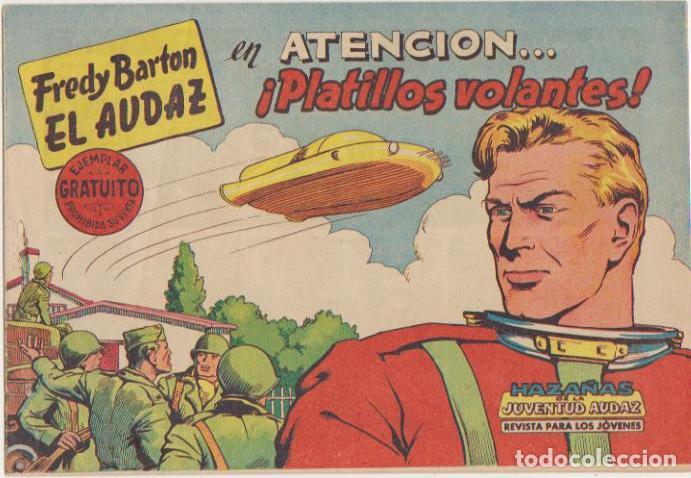 Tebeos: Fredy Barton El Audaz n&ordm; 1. Valenciana 1960 - Foto 1