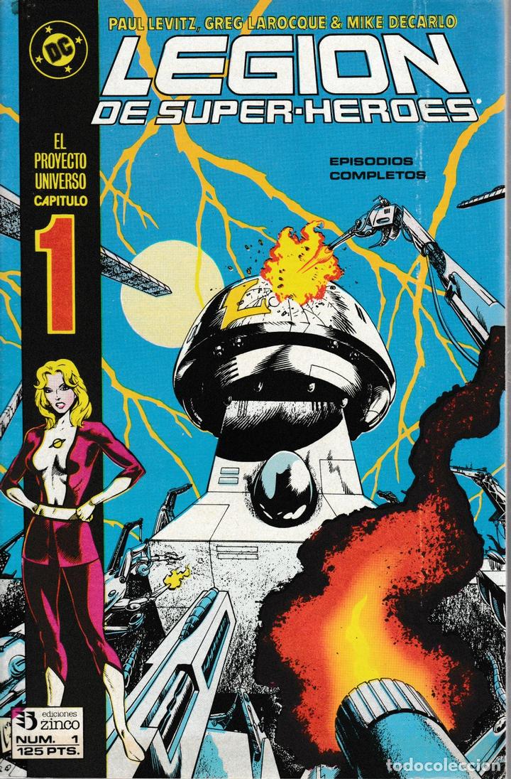 Tebeos: Legi&oacute;n de S&uacute;per-H&eacute;roes. Zinco 1987. N&ordm; 1 - Foto 1
