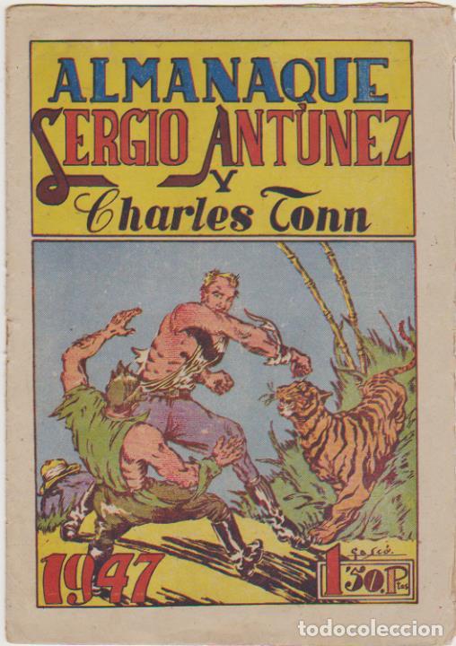 Tebeos: Almanaque Sergio Ant&uacute;nez y Charles Tonn 1947. - Foto 1