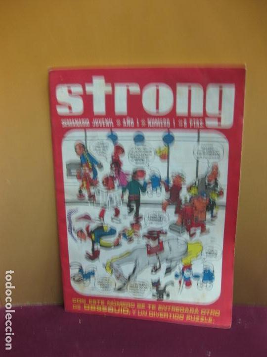 Tebeos: STRONG N&ordm; 1. SEMANARIO JUVENIL. EDICIONES ARGOS 1969 - Foto 1