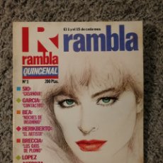 Tebeos: CÓMIC RAMBLA QUINCENAL, Nº 1 (1984). Lote 145009408