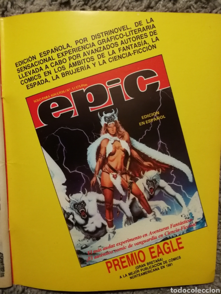 Tebeos: C&Oacute;MIC &Eacute;PIC N&ordm; 1. Edici&oacute;n espa&ntilde;ol (1982) - Foto 2
