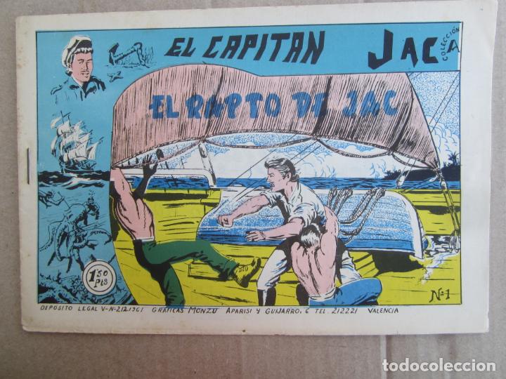Tebeos: el capitan jac , numero 1 , el rapto de jac , graficas monzu - Foto 1