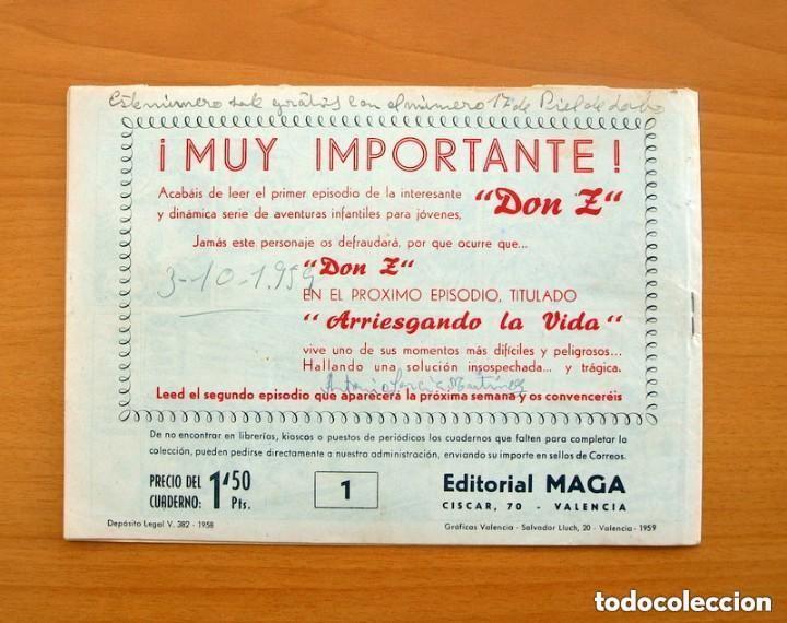 Tebeos: Don Z, n&ordm; 1 - Editorial Maga 1959 - Foto 5