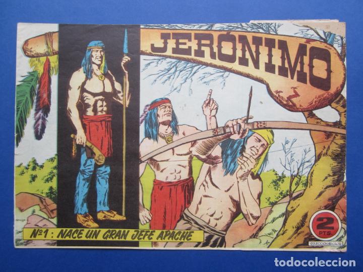 Tebeos: jeronimo , numero 1 , nace un gran jefe apache , galaor - Foto 1