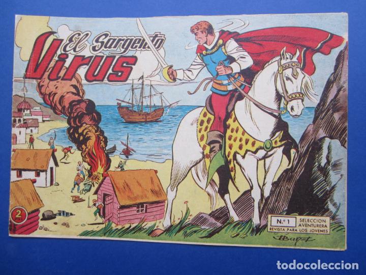 Tebeos: el sargento virus , numero 1 , valenciana 1962 , original - Foto 1