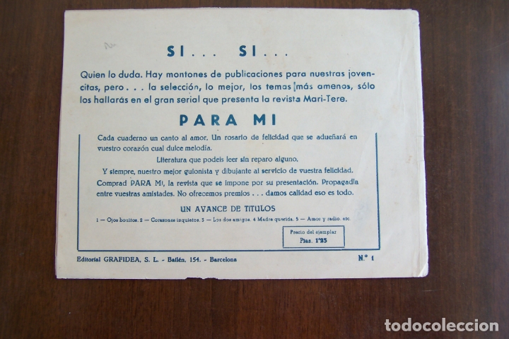 Tebeos: grafidea,- mari-tere presenta serie para mi n&ordm; 1 - Foto 2