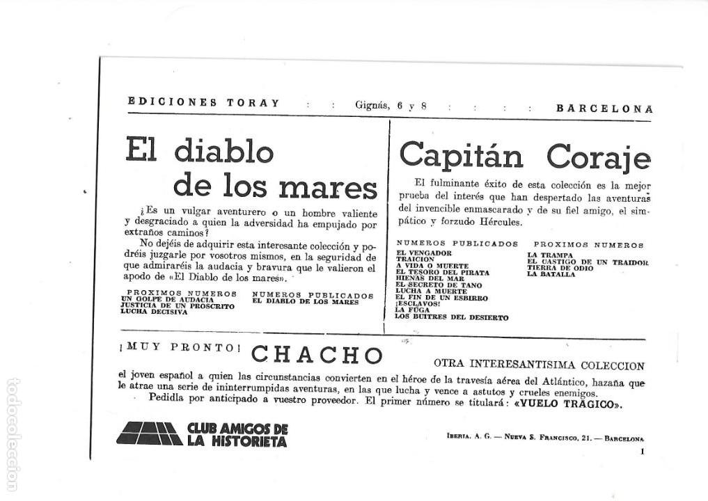 Tebeos: El Diablo de los Mares, N&ordm; 1. es de Reedici&oacute;n Dibujos Ferrando. - Foto 2