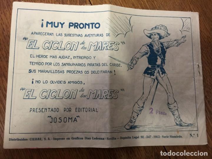 Tebeos: N&ordm; 1 , EL GRAN HELENO, LA PRINCESA LILIAN, ED JOSOMA 1962, - Foto 2