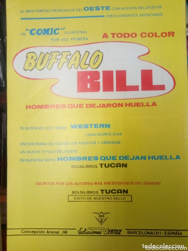 Tebeos: BUFFALO BILL N1 MUNDI COMIC - Foto 2