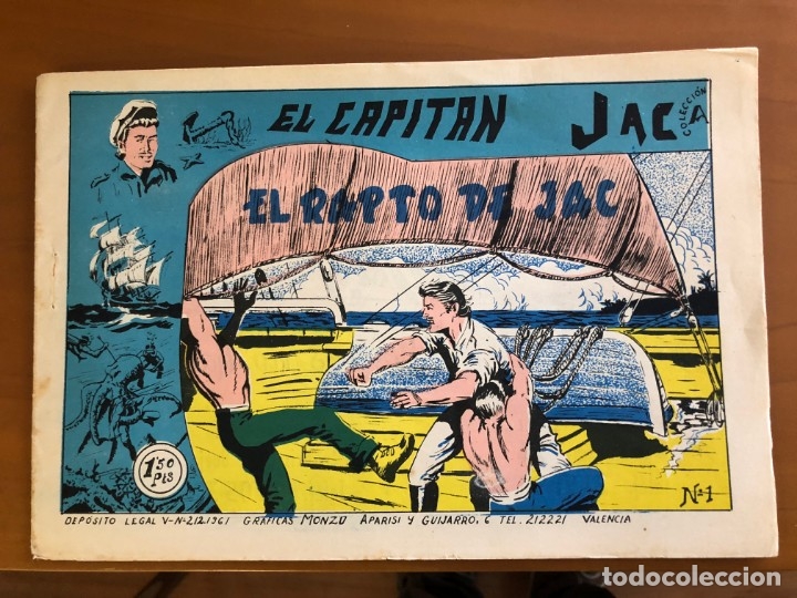 Tebeos: EL CAPITAN JAC N&ordm; 1 NUEVO - Foto 1