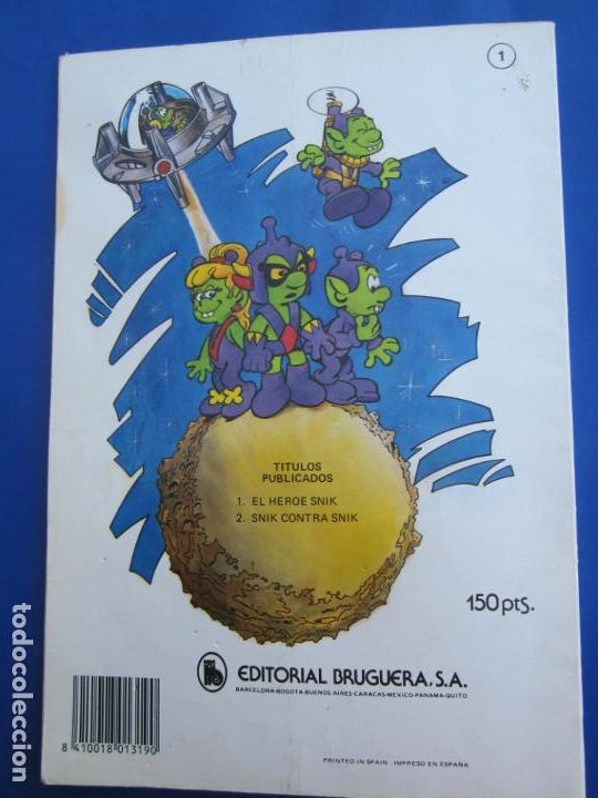 Tebeos: ASTROSNIKS. N&ordm; 1 EL H&Eacute;ROE SNIK. -ED. BRUGUERA - Foto 2