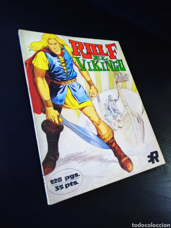 Tebeos: EXCELENTE ESTADO ROLF EL VIKINGO 1 ROLLAN RETAPADO - Foto 1