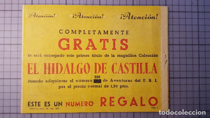 Tebeos: EL HIDALGO DE CASTILLA N&ordm;1 - Foto 2