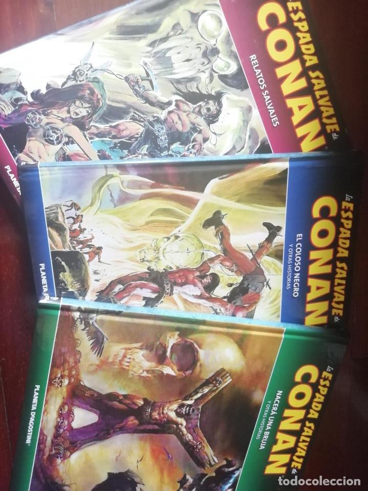 Tebeos: 3 LIBROS DE LA ESPADA SALVAJE DE CONAN N&ordm; 1,2 Y 3 DE PLANETA DE AGOSTINI - Foto 7
