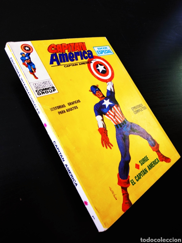 Tebeos: EXCELENTE ESTADO CAPITAN AMERICA 1 TACO VERTICE - Foto 1