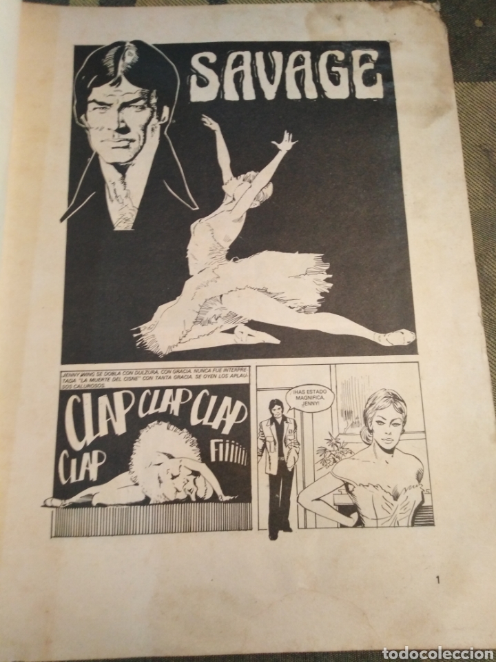 Tebeos: SAVAGE-N 1,A&Ntilde;O 1987,EJEMPLAR RARO DE CONSEGUIR - Foto 2