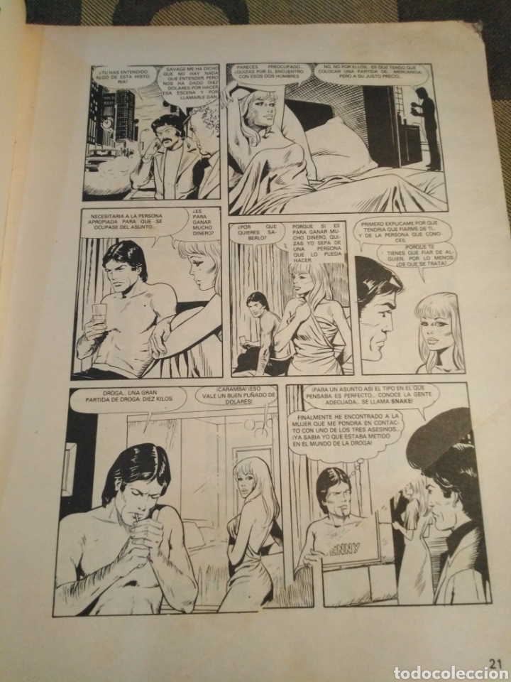 Tebeos: SAVAGE-N 1,A&Ntilde;O 1987,EJEMPLAR RARO DE CONSEGUIR - Foto 3