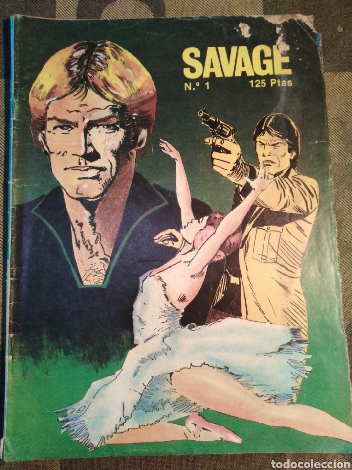 Tebeos: SAVAGE-N 1,A&Ntilde;O 1987,EJEMPLAR RARO DE CONSEGUIR - Foto 1