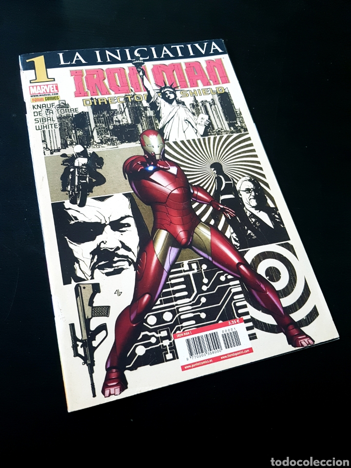 Tebeos: MUY BUEN ESTADO IRON MAN DIRECTOR DE SHIELD 1 PANINI - Foto 1