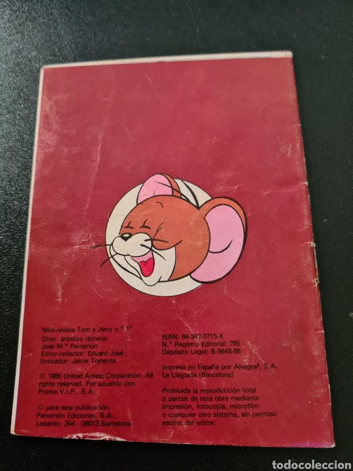 Tebeos: MINI REVISTA TOM Y JERRY N.1-1986 - Foto 2
