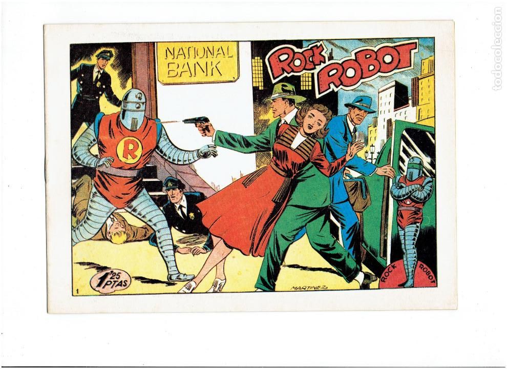 Tebeos: * ROCK ROBOT * ED. MARCO 1957 * REEDICION N&ordm; 1 IMPECABLE * - Foto 1