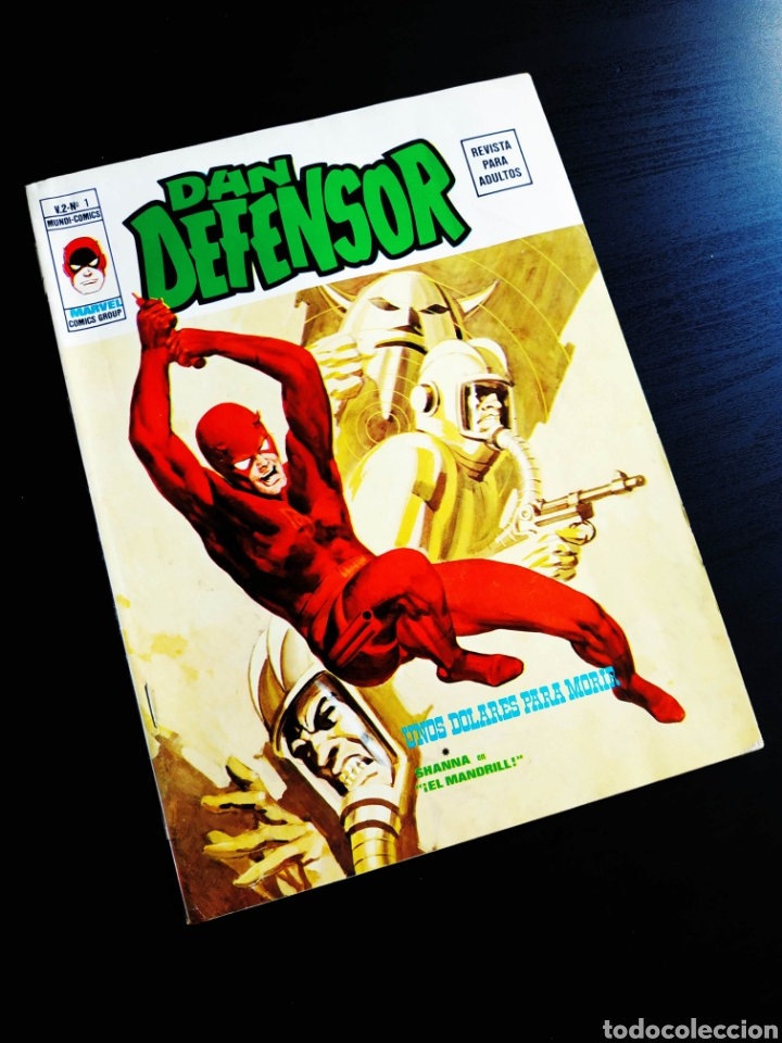 Tebeos: CASI EXCELENTE ESTADO DAN DEFENSOR 1 VOL II MUNDI COMICS VERTICE - Foto 1