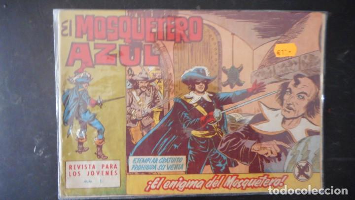 Tebeos: MOSQUETERO AZUL N&ordm; 1 - Foto 1