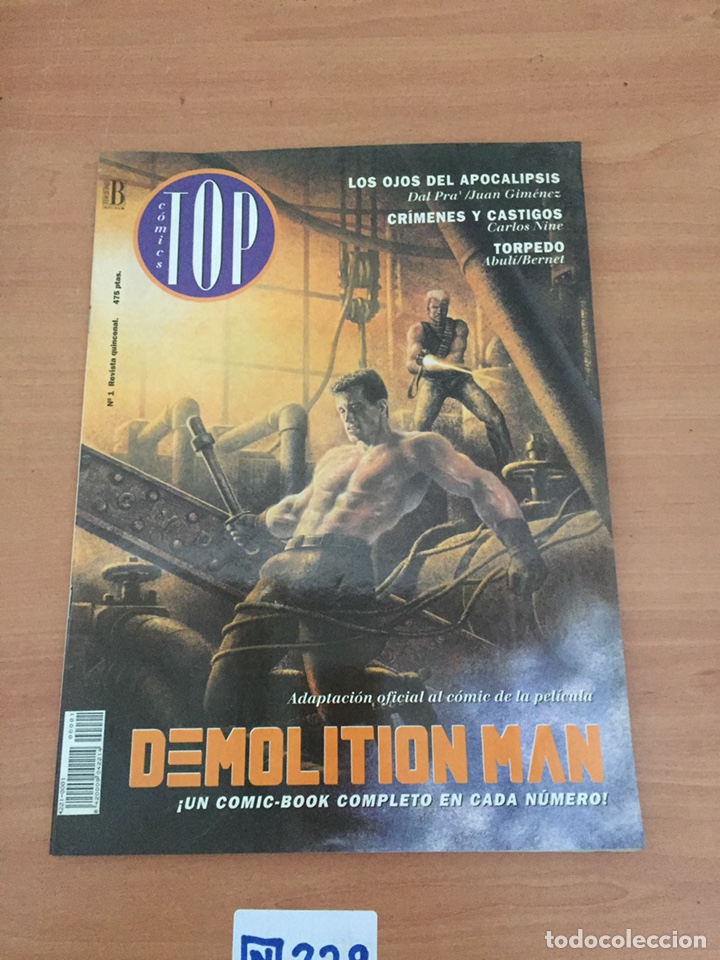 Tebeos: TOP COMICS n&ordm; 1. DEMOLITION MAN, TORPEDO, ABULI, NINE, DARROW - Foto 1
