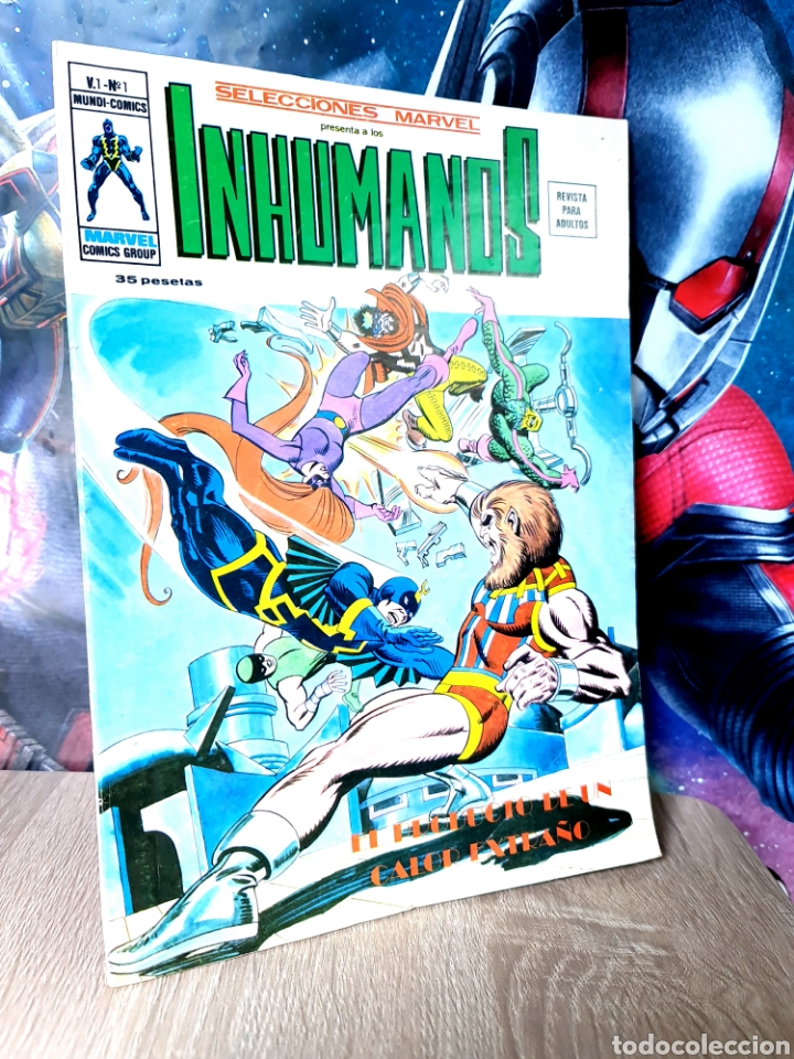 Tebeos: CASI EXCELENTE ESTADO SELECCIONES MARVEL 1 INHUMANOS COMICS VERTICE - Foto 1