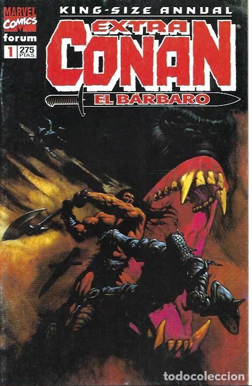 Tebeos: extra conan, el b&aacute;rbaro n&ordm; 1 de ediciones forum - Foto 1