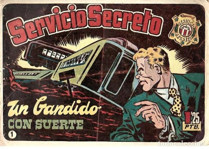 Tebeos: servicio secreto n&ordm; 1 original, de hispanoamericana ediciones - Foto 1