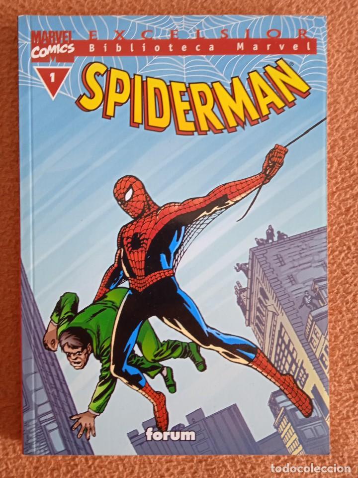 Tebeos: BIBLIOTECA MARVEL EXCELSIOR SPIDERMAN 1 FORUM - Foto 1