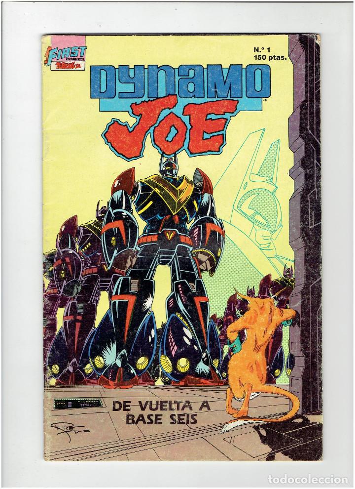 Tebeos: Archivo * DYNAMO JOE * N&ordm; 1 DE VUELTA A BASE SEIS FIRST COMICS * TEBEOS 1988 * - Foto 1