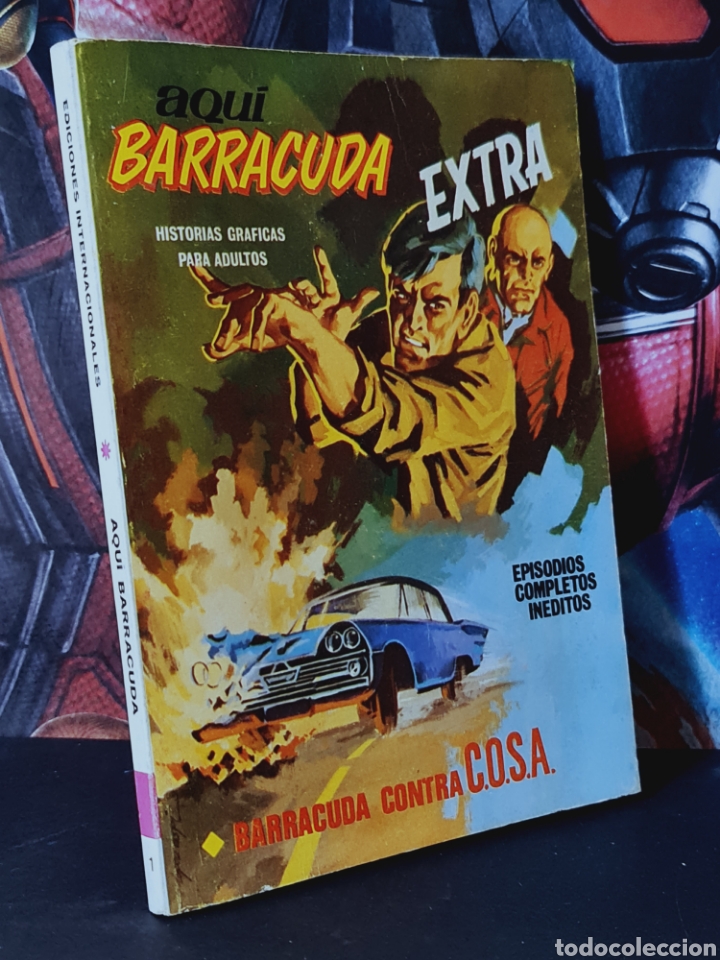 Tebeos: EXCELENTE ESTADO AQUI BARRACUDA 1 TACO COMICS EDICIONES INTERNACIONALES VERTICE - Foto 1